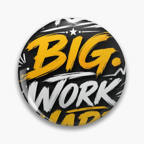 Item preview, DREAM BIG.WORK HARD.Typography design  designed and sold by Bathu Designs.