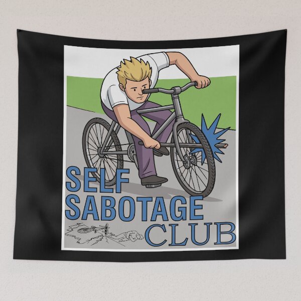 Item preview, Self Sabotage Club designed and sold by LuksTEESred.
