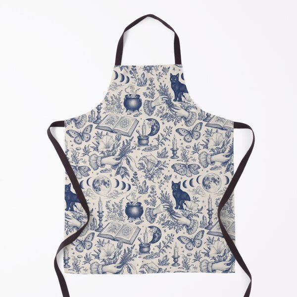 Item preview, Moon Witch Ritual Toile Pattern Celestial Occult designed and sold by StickyGuys.