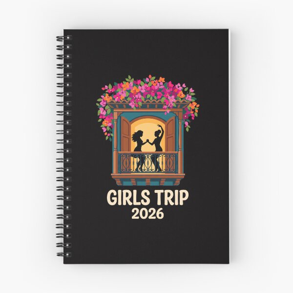Item preview, Girls Trip 2026 Cartagena Balcony Flowers Celebration designed and sold by SplashTastic.