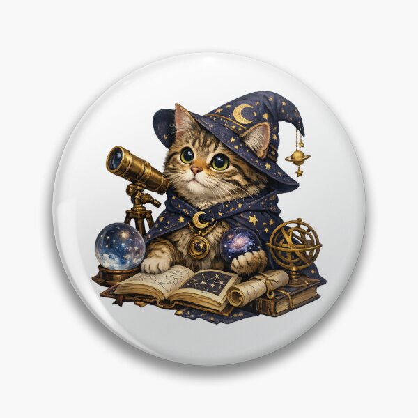 Item preview, Celestial Cat Astronomer – Cosmic Kitty Stargazing Art designed and sold by EdgeSphere.