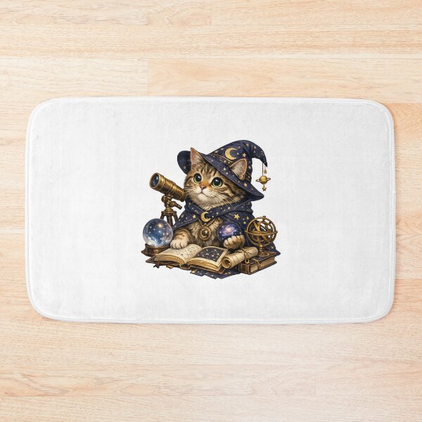 Item preview, Celestial Cat Astronomer – Cosmic Kitty Stargazing Art designed and sold by EdgeSphere.