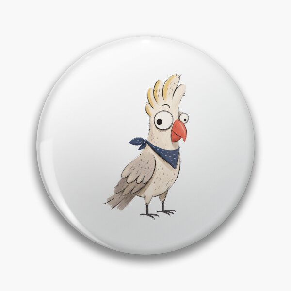 Item preview, Cockatoo with a Cobalt Neckerchief designed and sold by The-Art-of-D.
