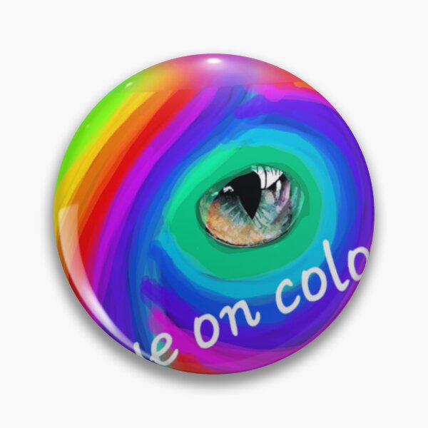 Item preview, Vibrant, swirling rainbow, psychedelic eye designed and sold by Fayes4Art.