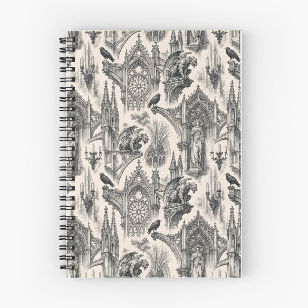 Item preview, Gothic Cathedral Arch Toile Pattern Dark Ornate designed and sold by StickyGuys.