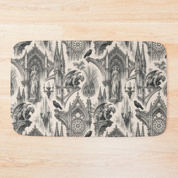 Item preview, Gothic Cathedral Arch Toile Pattern Dark Ornate designed and sold by StickyGuys.