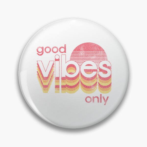 Item preview, Good Vibes Only Retro Sunset Typography designed and sold by The secret storage room.