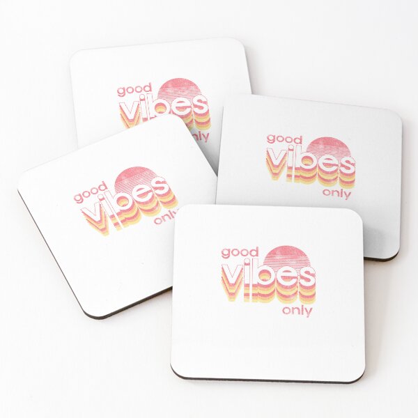 Item preview, Good Vibes Only Retro Sunset Typography designed and sold by The secret storage room.