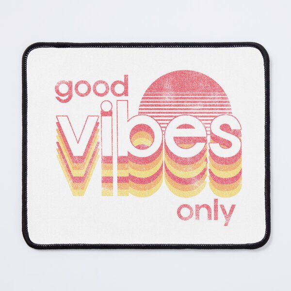 Item preview, Good Vibes Only Retro Sunset Typography designed and sold by The secret storage room.