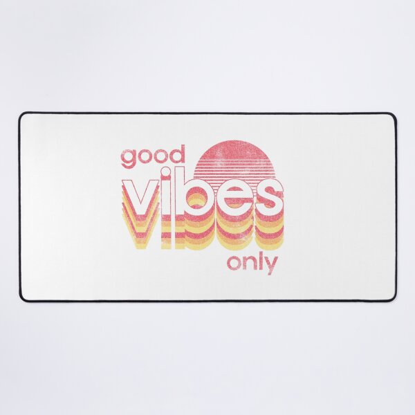 Item preview, Good Vibes Only Retro Sunset Typography designed and sold by The secret storage room.