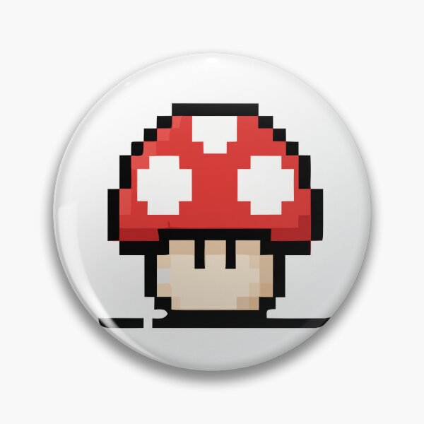 Item preview, Classic Pixel Red Mushroom Icon designed and sold by artismaya.