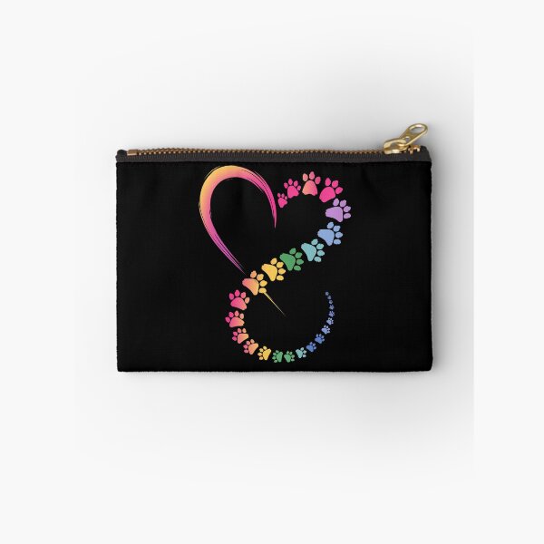 Item preview, Infinity Heart Rainbow Paw Prints Design designed and sold by Dmo3HarkoArt.