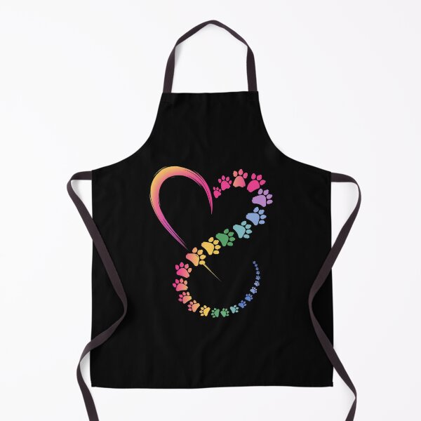 Item preview, Infinity Heart Rainbow Paw Prints Design designed and sold by Dmo3HarkoArt.