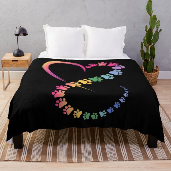 Item preview, Infinity Heart Rainbow Paw Prints Design designed and sold by Dmo3HarkoArt.