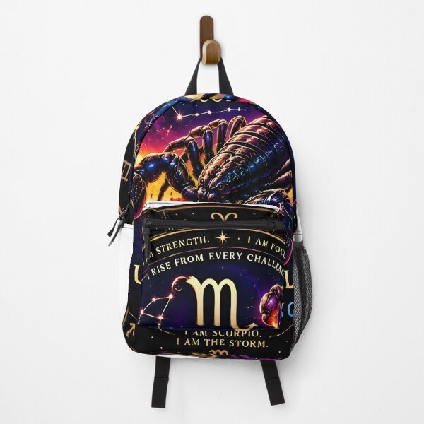 Item preview, Scorpio Unbreakable Unwavering Power Galaxy Zodiac Art designed and sold by Zodiac Celestial Art.