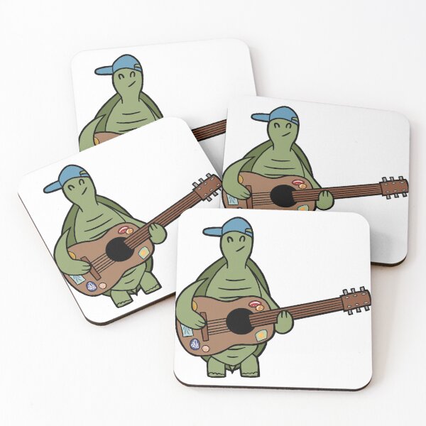 Item preview, Turtle Playing Guitar Sticker designed and sold by Kayleestudios.