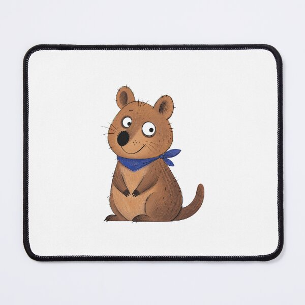 Item preview, Smiling Quokka with a Cobalt Scarf designed and sold by The-Art-of-D.