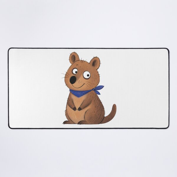 Item preview, Smiling Quokka with a Cobalt Scarf designed and sold by The-Art-of-D.