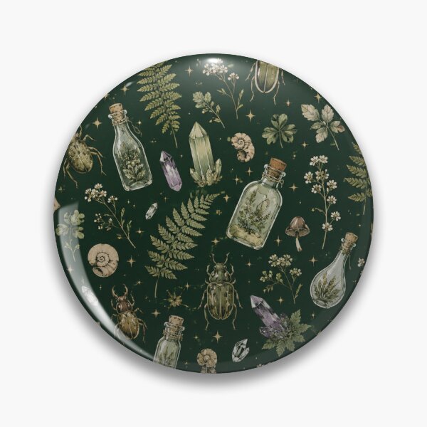 Item preview, Cottagecore Beetle and botanical vinta designed and sold by WhimsyandWishes.