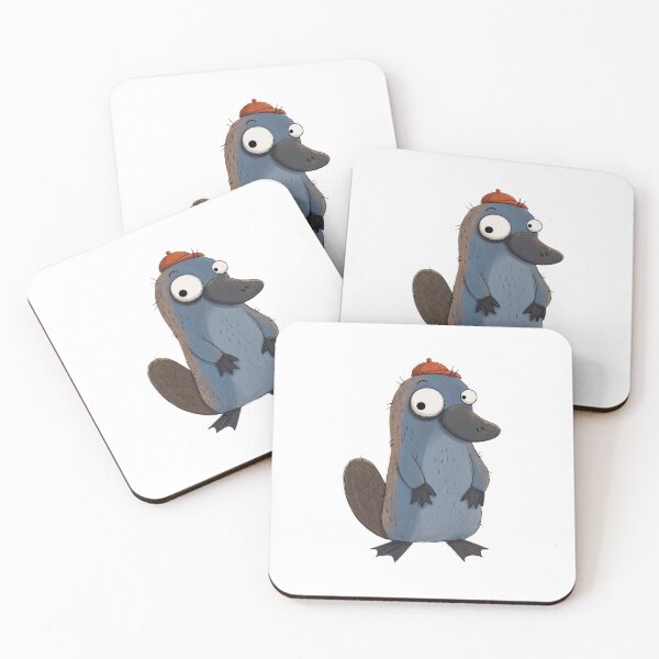 Item preview, Platypus in a Tiny Burnt-Orange Cap designed and sold by The-Art-of-D.