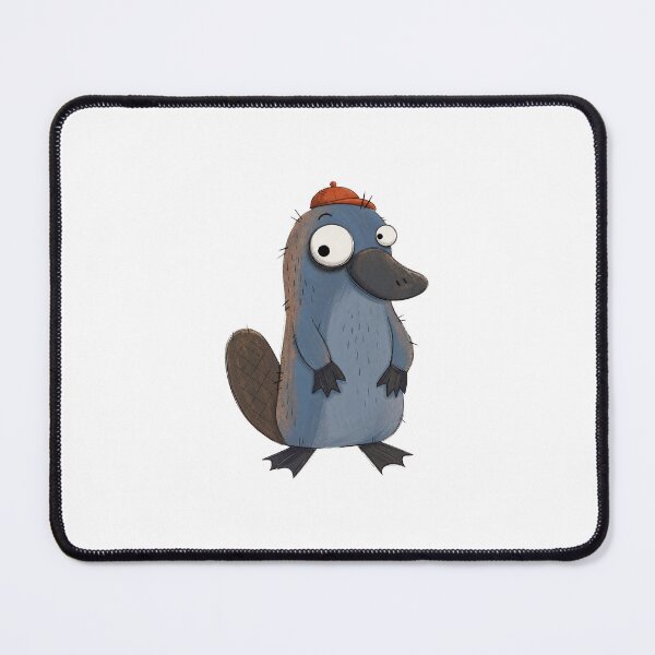 Item preview, Platypus in a Tiny Burnt-Orange Cap designed and sold by The-Art-of-D.