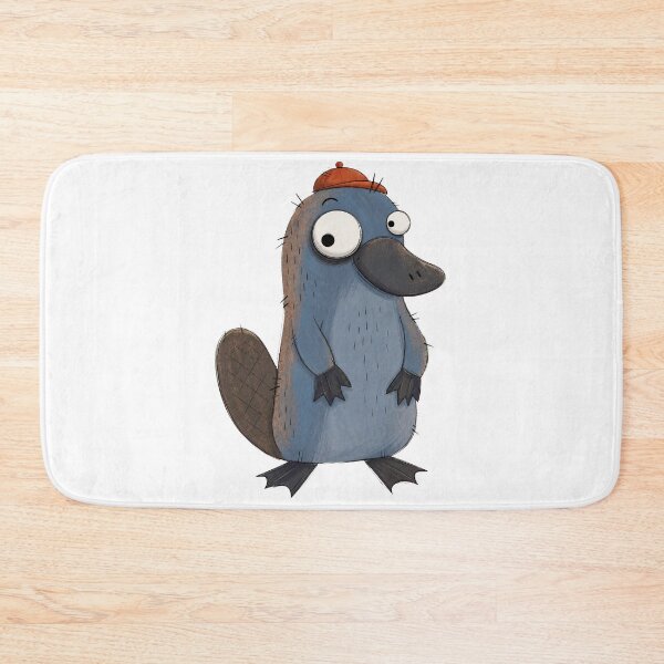 Item preview, Platypus in a Tiny Burnt-Orange Cap designed and sold by The-Art-of-D.