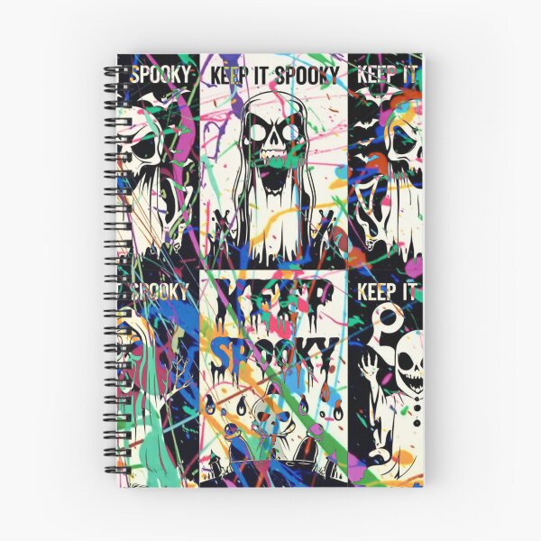Item preview, Keep It Spooky Neon Skull Graffiti | Gothic Halloween Street Art designed and sold by Wirath Shop.
