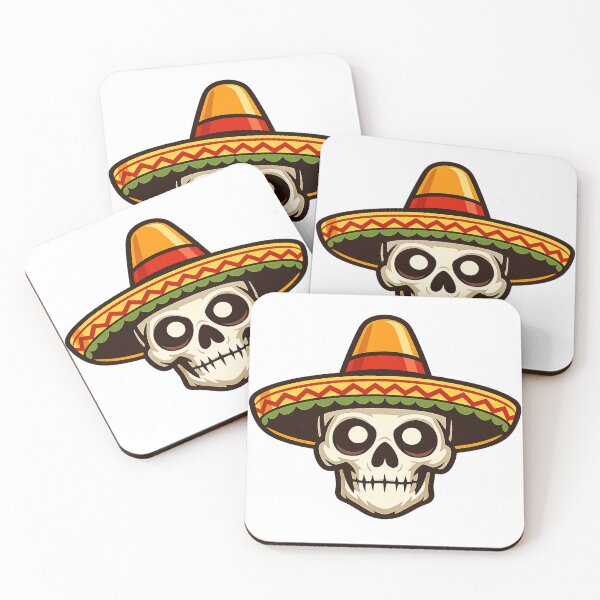 Item preview, Cartoon-Skull-Sombrero designed and sold by afr-saad.