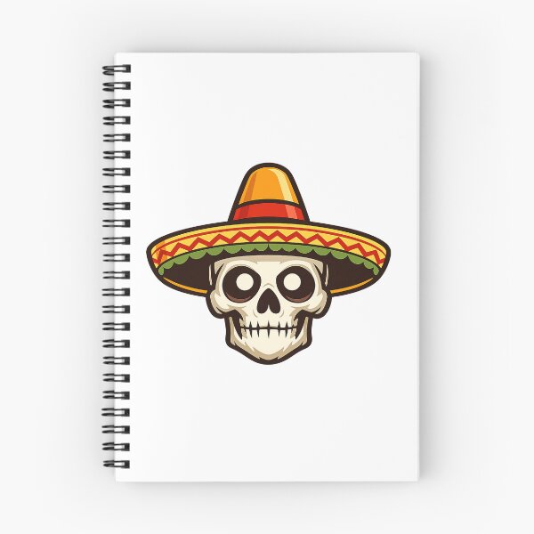 Item preview, Cartoon-Skull-Sombrero designed and sold by afr-saad.