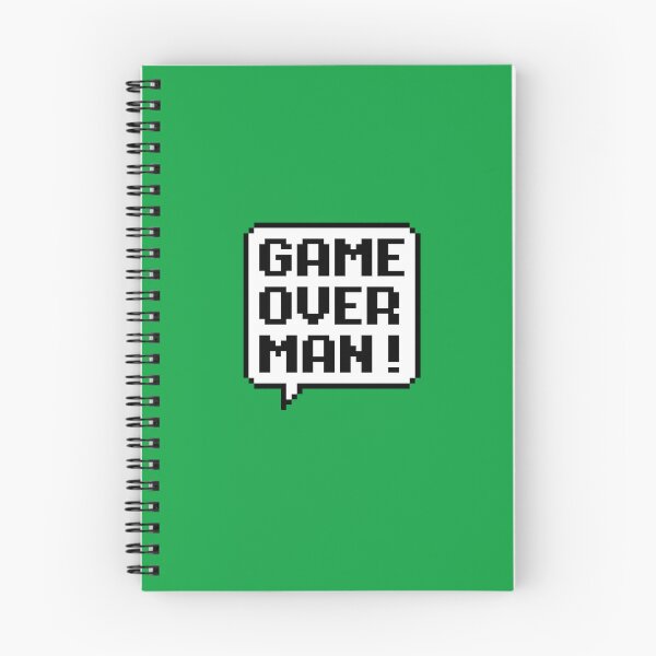 Item preview, Game Over Man! Retro Pixel Gamer Quote Speech Bubble designed and sold by PixelPuncheur.