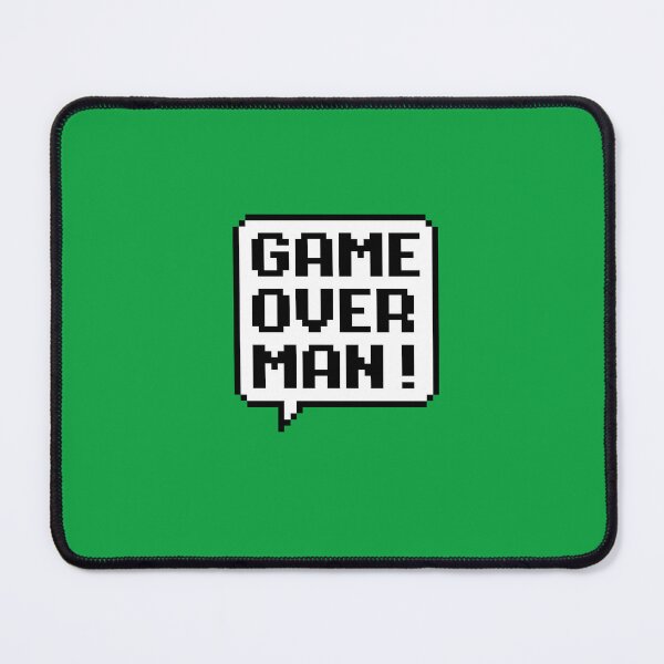 Item preview, Game Over Man! Retro Pixel Gamer Quote Speech Bubble designed and sold by PixelPuncheur.