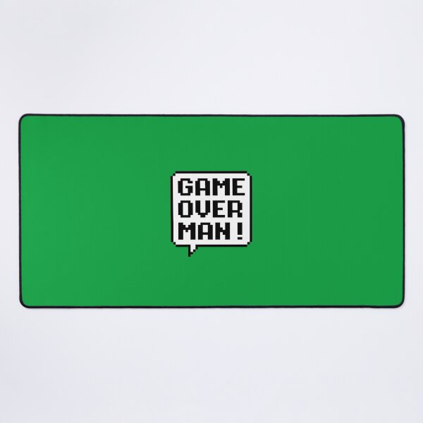 Item preview, Game Over Man! Retro Pixel Gamer Quote Speech Bubble designed and sold by PixelPuncheur.