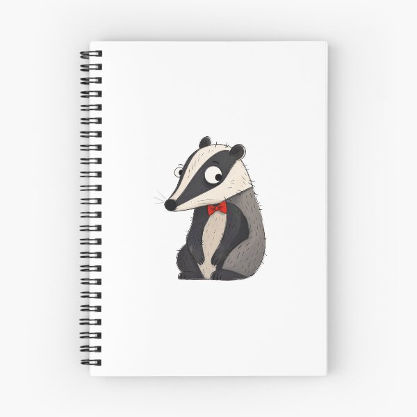 Item preview, Badger with a Tiny Red Bow Tie designed and sold by The-Art-of-D.