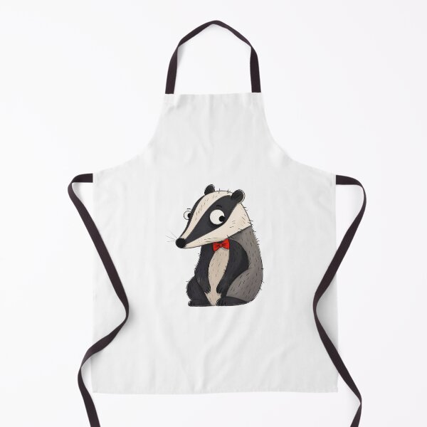 Item preview, Badger with a Tiny Red Bow Tie designed and sold by The-Art-of-D.