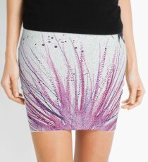 Bumble bee and Pink Flower Mini Skirt