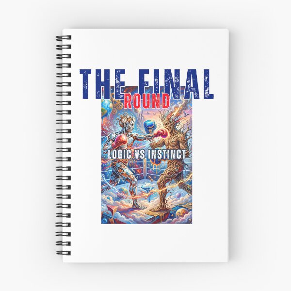 Item preview, The Final Round Logic Vs Instinct Surreal Boxing Art designed and sold by rich-moda.