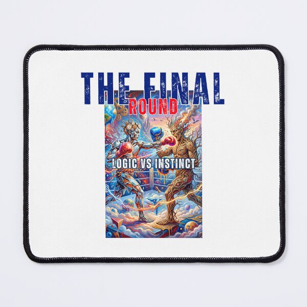 Item preview, The Final Round Logic Vs Instinct Surreal Boxing Art designed and sold by rich-moda.