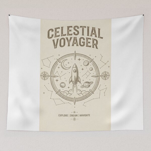 Artikelvorschau, Kunst zur Weltraumforschung mit dem Celestial Voyager entworfen und verkauft von mdsakibhossain.