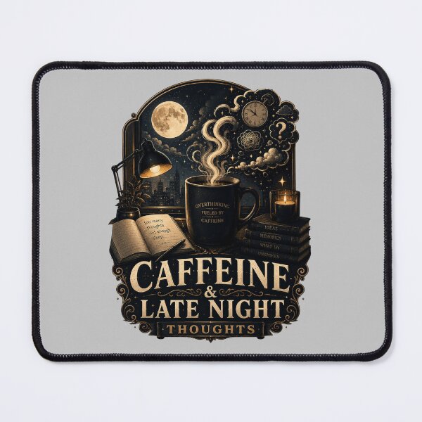 Item preview, Caffeine And Late Night Thoughts designed and sold by pradeepvisuals.