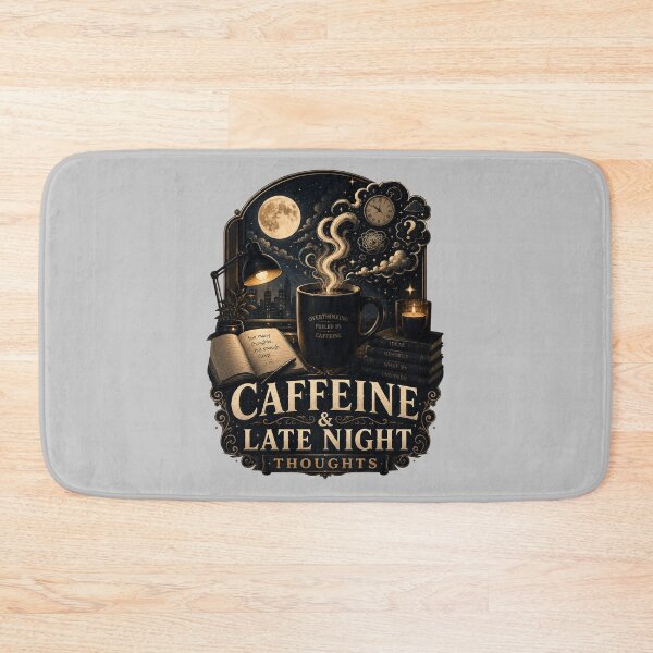 Item preview, Caffeine And Late Night Thoughts designed and sold by pradeepvisuals.