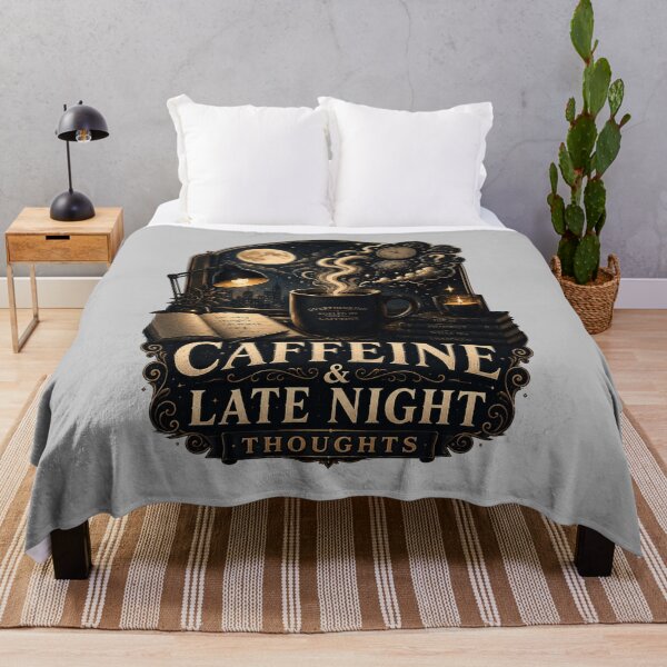 Item preview, Caffeine And Late Night Thoughts designed and sold by pradeepvisuals.
