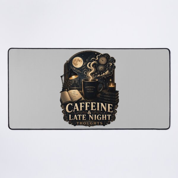 Item preview, Caffeine And Late Night Thoughts designed and sold by pradeepvisuals.
