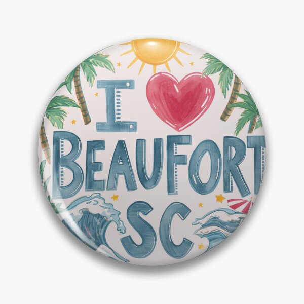 Artikelvorschau, Ich liebe Beaufort, eine Stadt in South Carolina. entworfen und verkauft von PamLeeDesign.