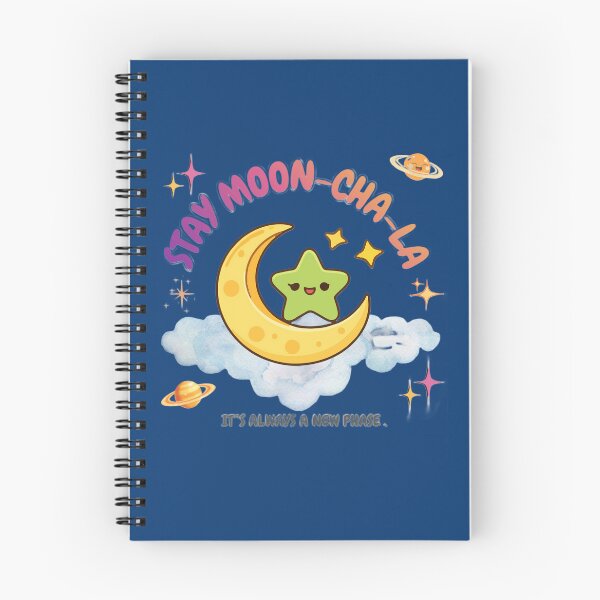 Item preview, Cute Chibi "Stay Moon-Cha-La" Celestial Graphic T-Shirt designed and sold by SeJaa.