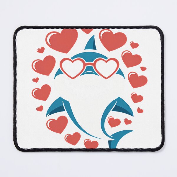 Item preview, Shark Valentine Sunglasses Heart Cute Lovers T-Shirt_91860727 designed and sold by KTY-NUSS.