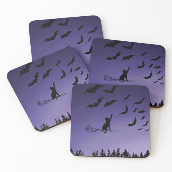 Item preview, A Cat and some Bats designed and sold by MakoByErin.