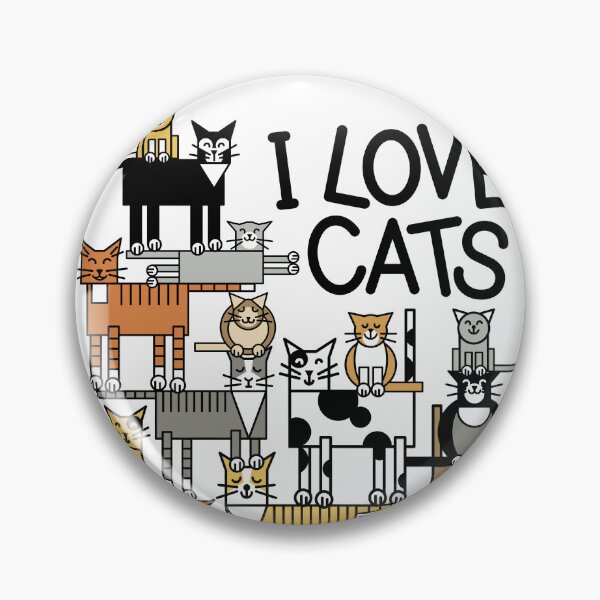 Item preview, I LOVE CATS designed and sold by kims-club.