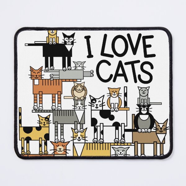 Item preview, I LOVE CATS designed and sold by kims-club.