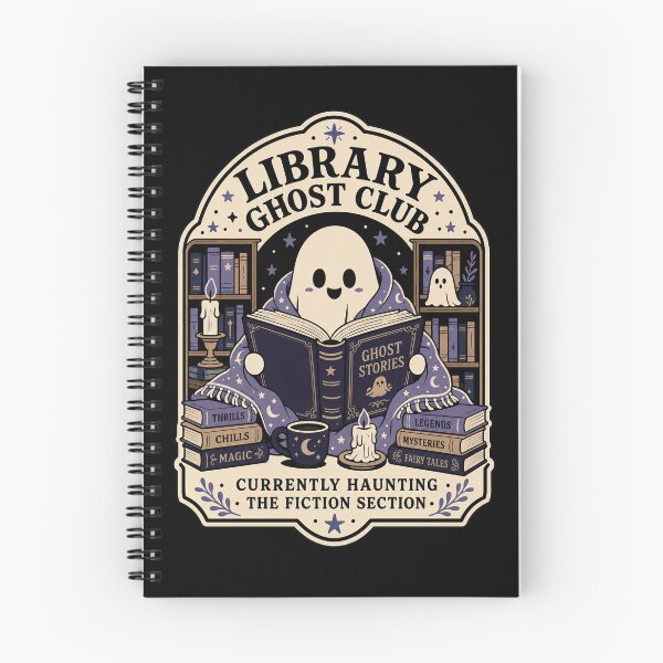 Item preview, Library Ghost Club Shirt, Funny Book Lover Tee, Cute Ghost Reading Shirt, Librarian Gift, Fiction Bookworm Apparel, Spooky Reader Halloween designed and sold by KAYJAY DESIGNS.
