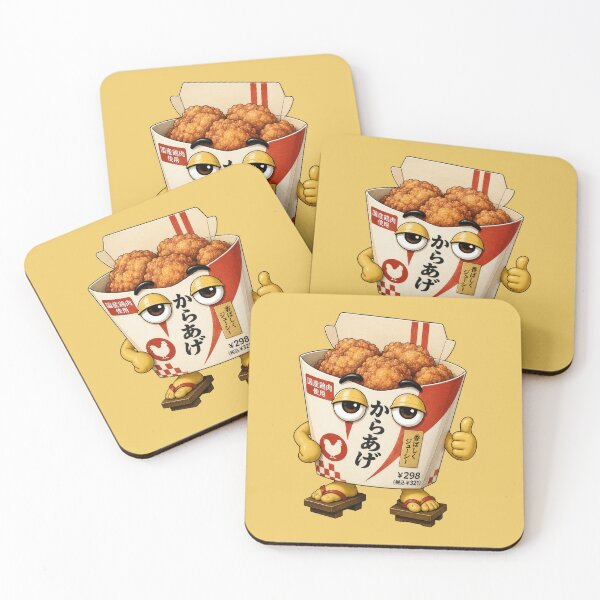 Item preview, Karaage Mascot | Cute Japanese Fried Chicken | Kawaii Food Character designed and sold by TheTrendsDesk.